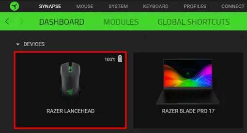 如何透過 Razer Synapse 調整 Razer 滑鼠的 DPI 設定。