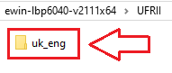 開啟該資料夾，找到 [UFRII → uk_eng → x64]