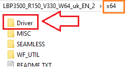 開啟解壓後的資料夾,確認裡面有這個檔案:...\x64\Driver\